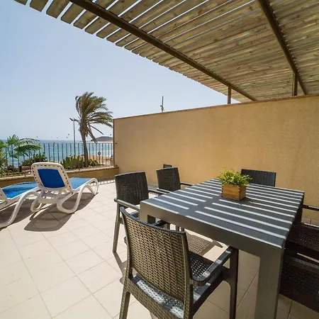Casa Medano 8, 9 Or 15, Spectacular First Row Oceanside. First Block With Private Parking And Boardstorage Lejlighed *